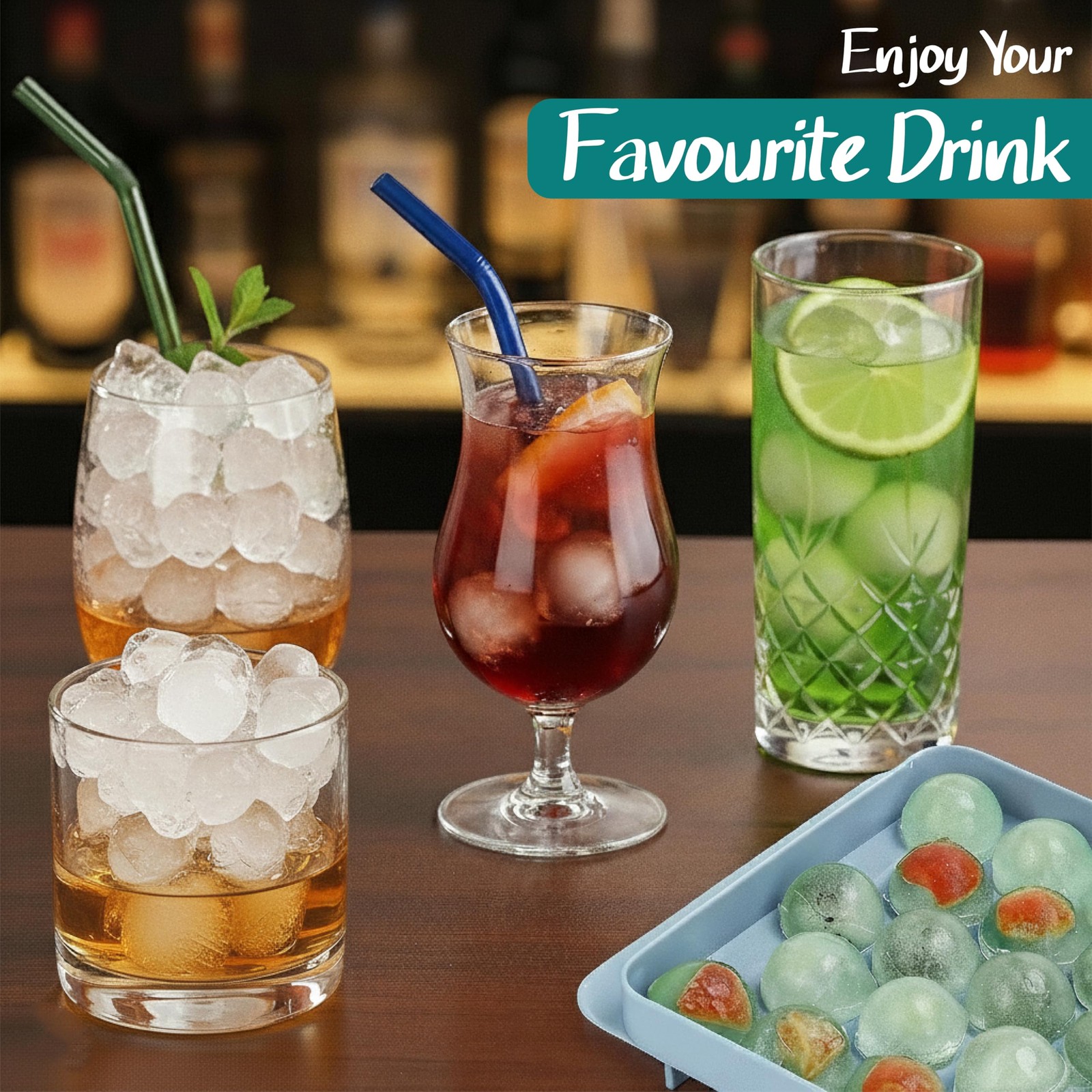 2 Pack 0.8" Mini Round Ice Cube Trays with Lid, 66PCS Ice Ball Maker Molds