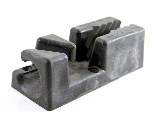 Boat Cleat - Anchoring Docking - Digger Anchor Adjustable Rope Tie off  - Black