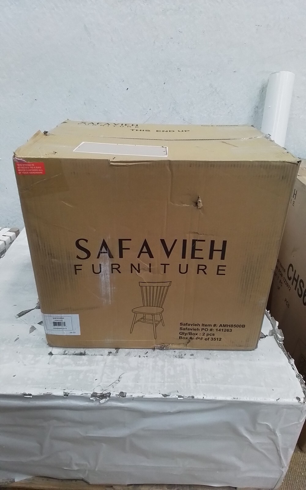 Safavieh PARKER SPINDEL SIDE CHAIR, Reduced Price 2172732714 AMH8500B