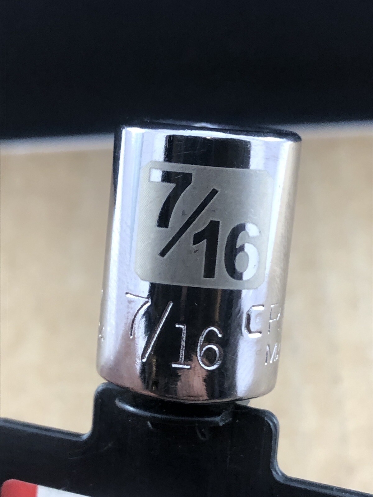 Craftsman 7/16” Socket, 6 Pt., 3/8” Drive, #45824 COMBINED SHIP $1 PER MULT