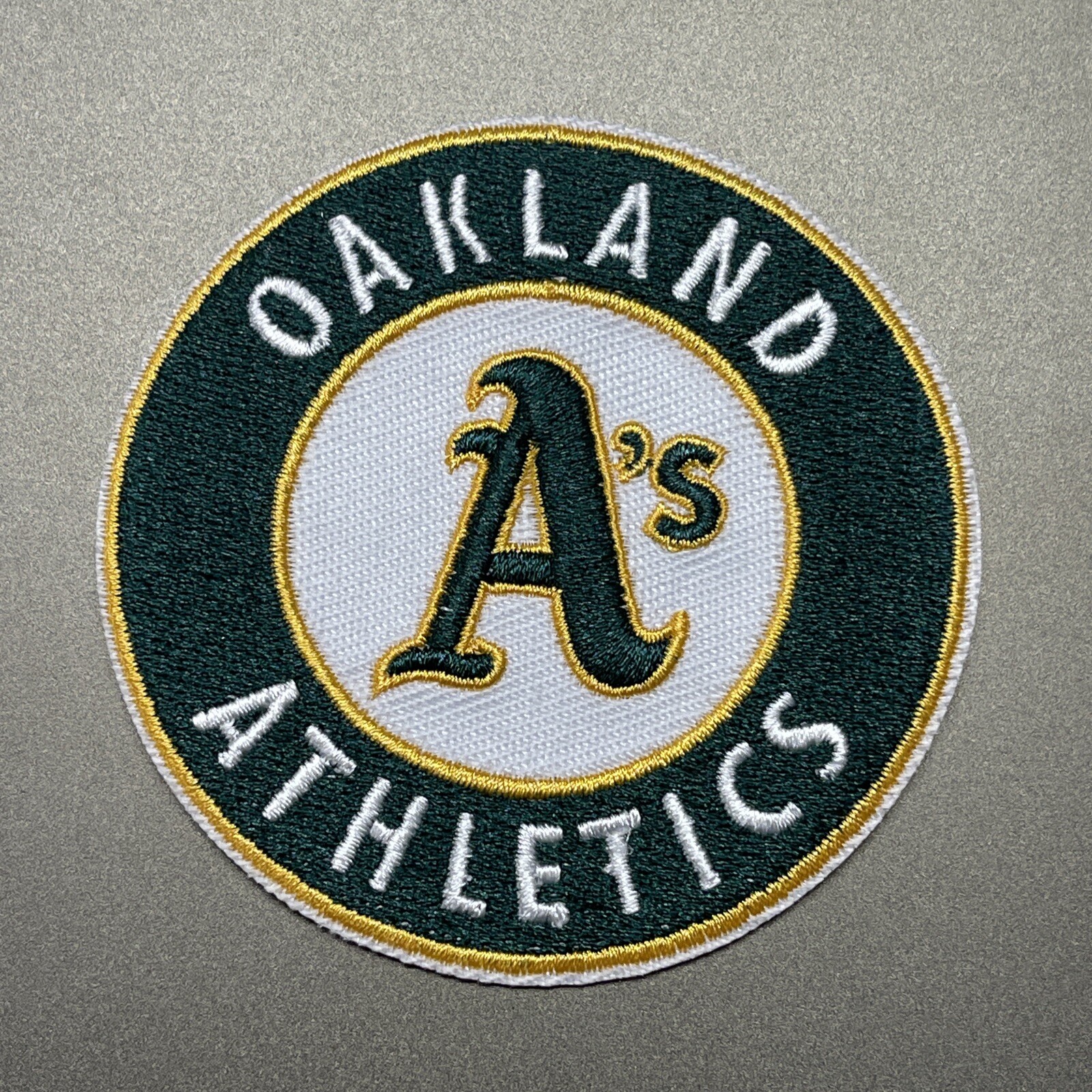 Oakland Athletics Patch Embroidered Iron 2.75x2.75 Inch