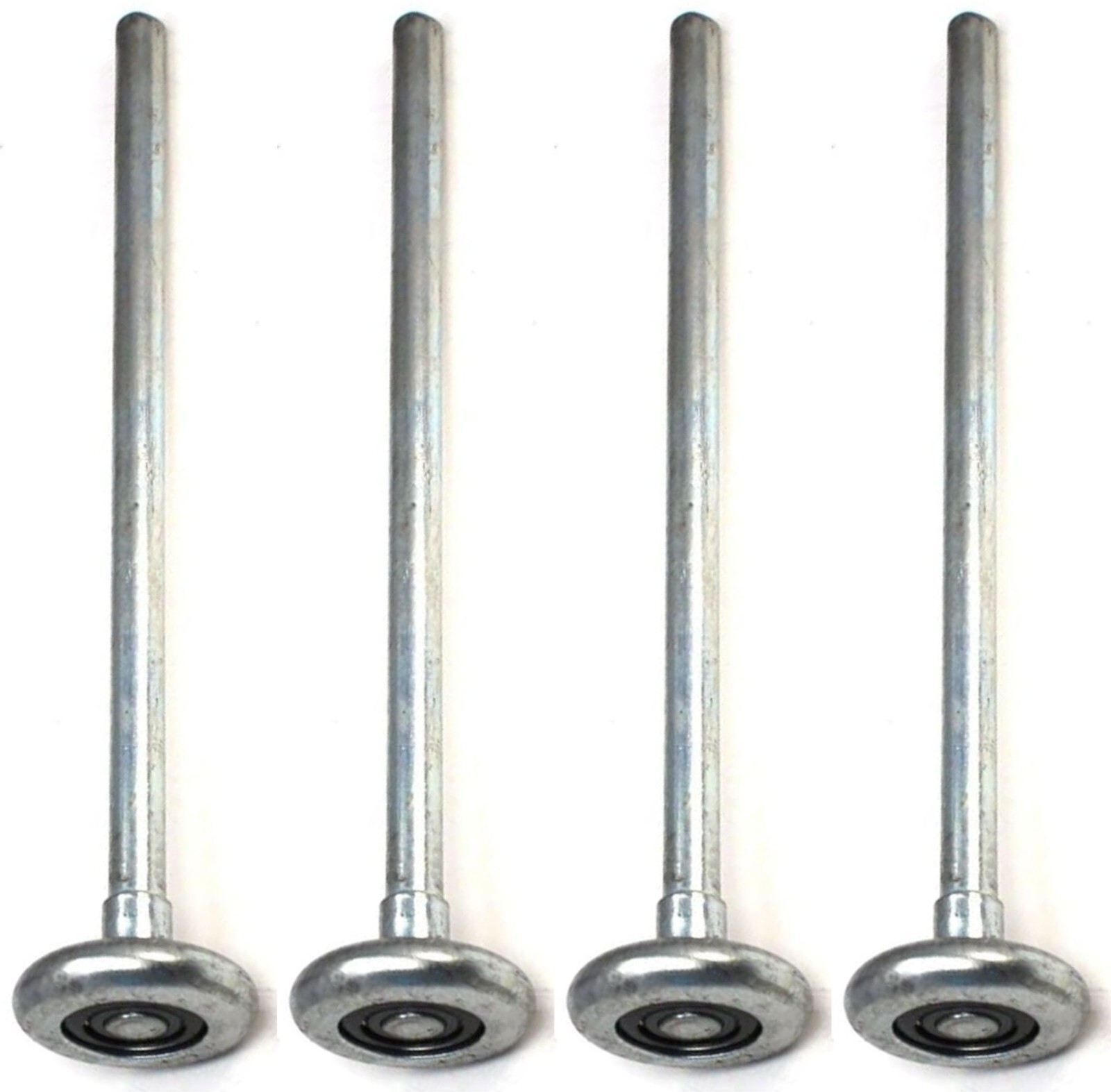 2 Inch 10 Ball Steel Garage Door Rollers (9 Inch Stem) (4 PACK)