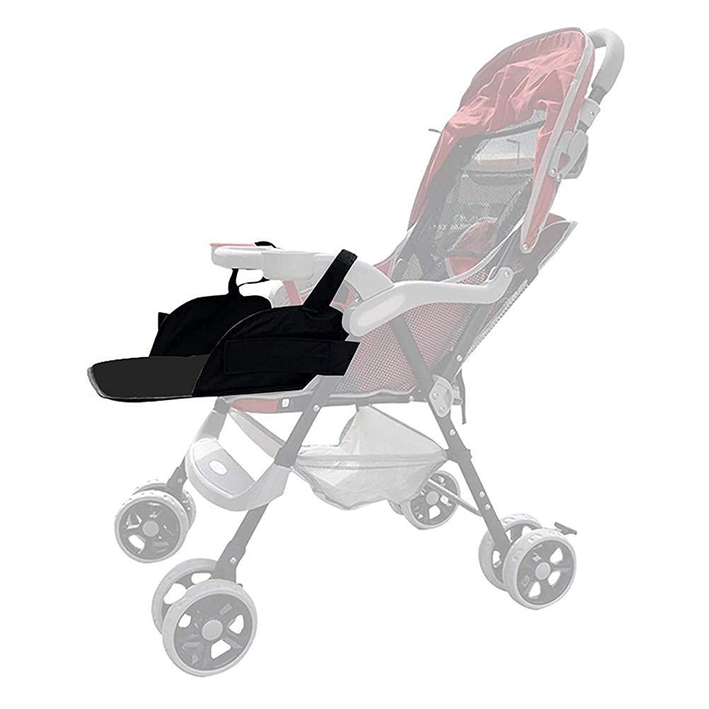 Stroller Footrest,Oxford Universal Stroller Footstool for Stroller(Black)