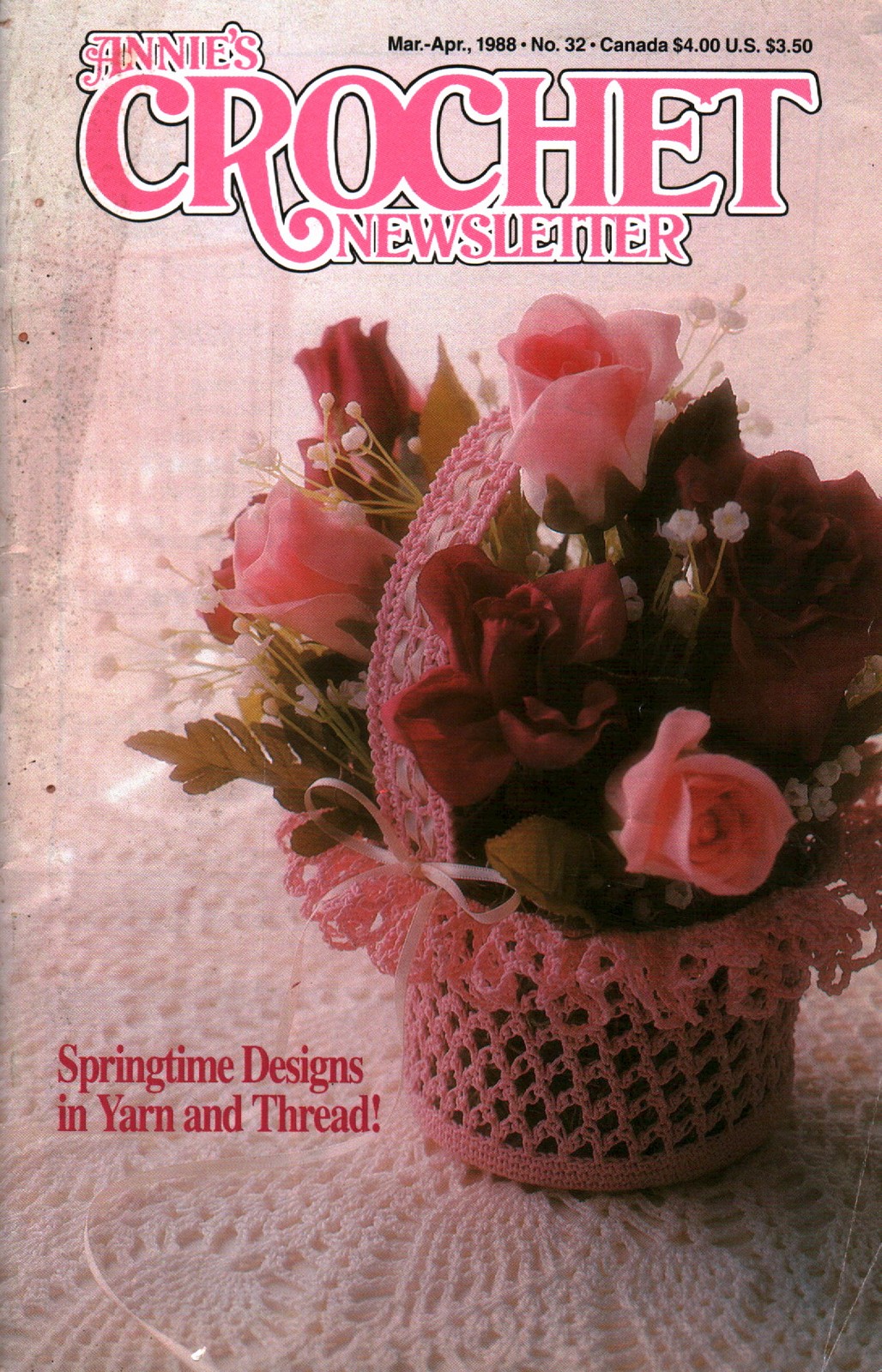 Annie's Crochet Newsletter Magazine | March-April 1988 No. 32