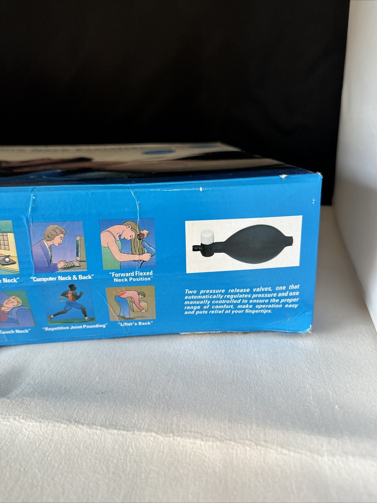 Posture Neck Exerciser Easy Portable Pumpable ORIGINAL BOX Adjustment