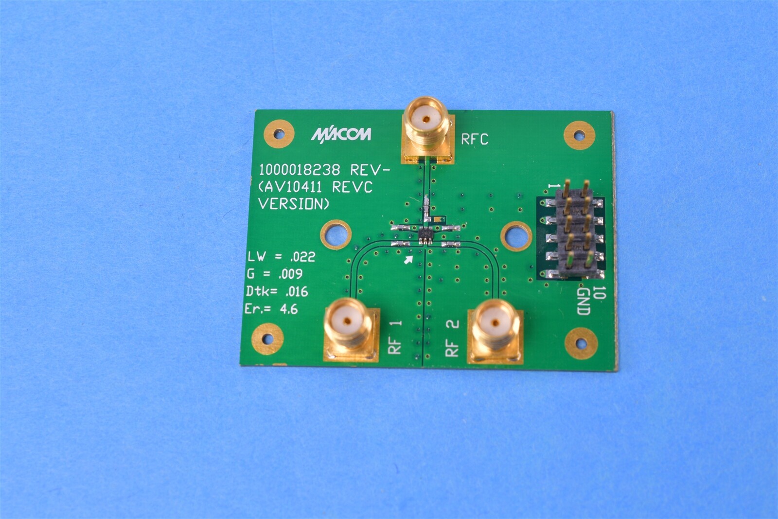Macom Develop Board GaAs SPDT Switch DC-3.0 GHz MASWSS0115