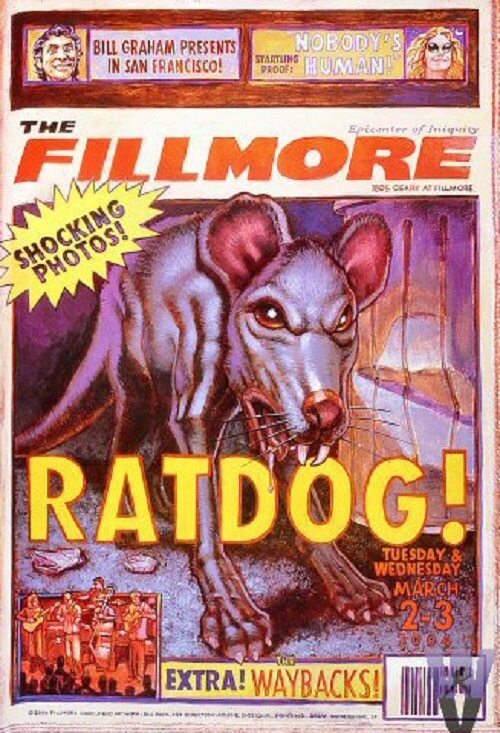 Ratdog Concert Poster F 610 Fillmore
