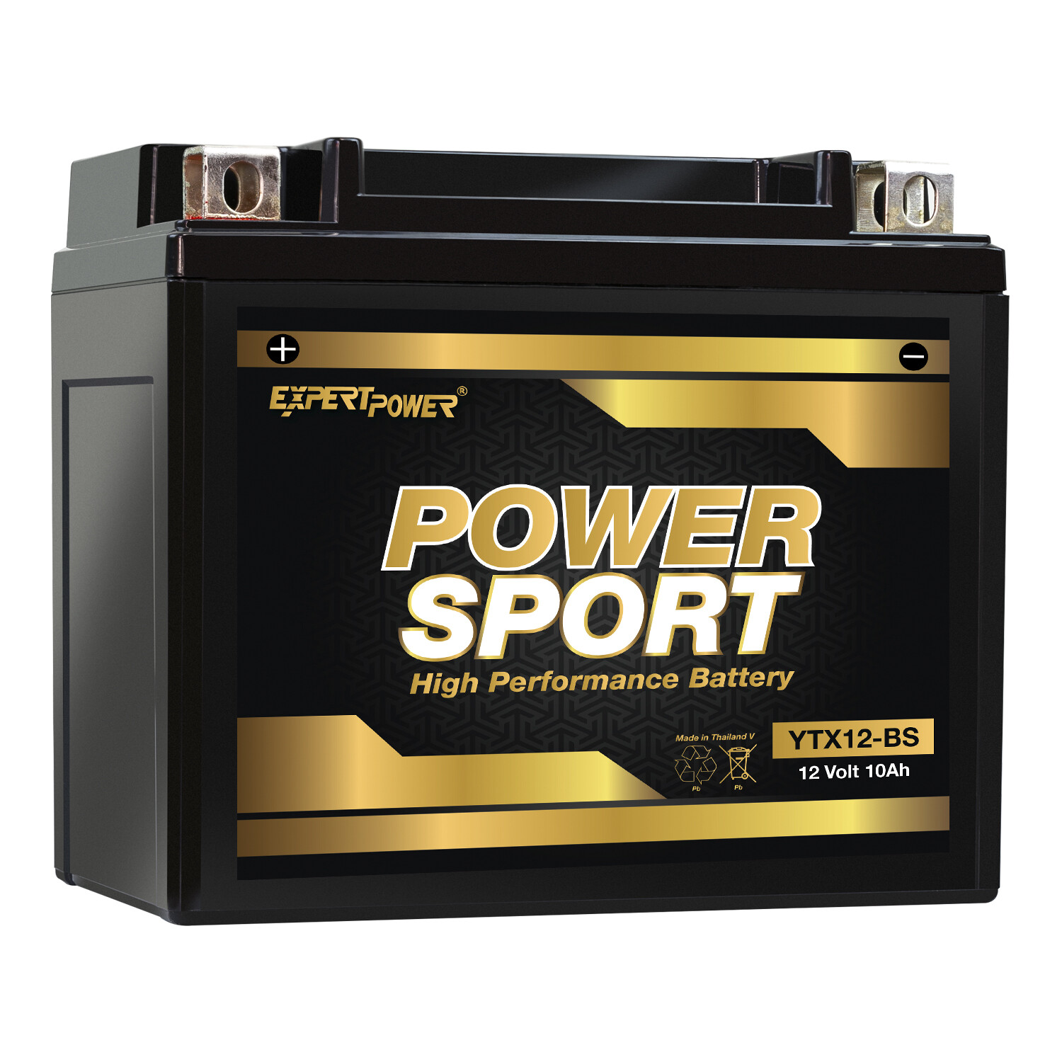YTX12-BS 12V 12AH Battery for ATV Motorcycle Scooter