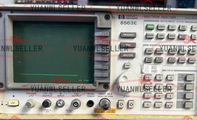 1PCS HP 8563E 30 Hz - 26.5 GHz Spectrum Analyzer USED
