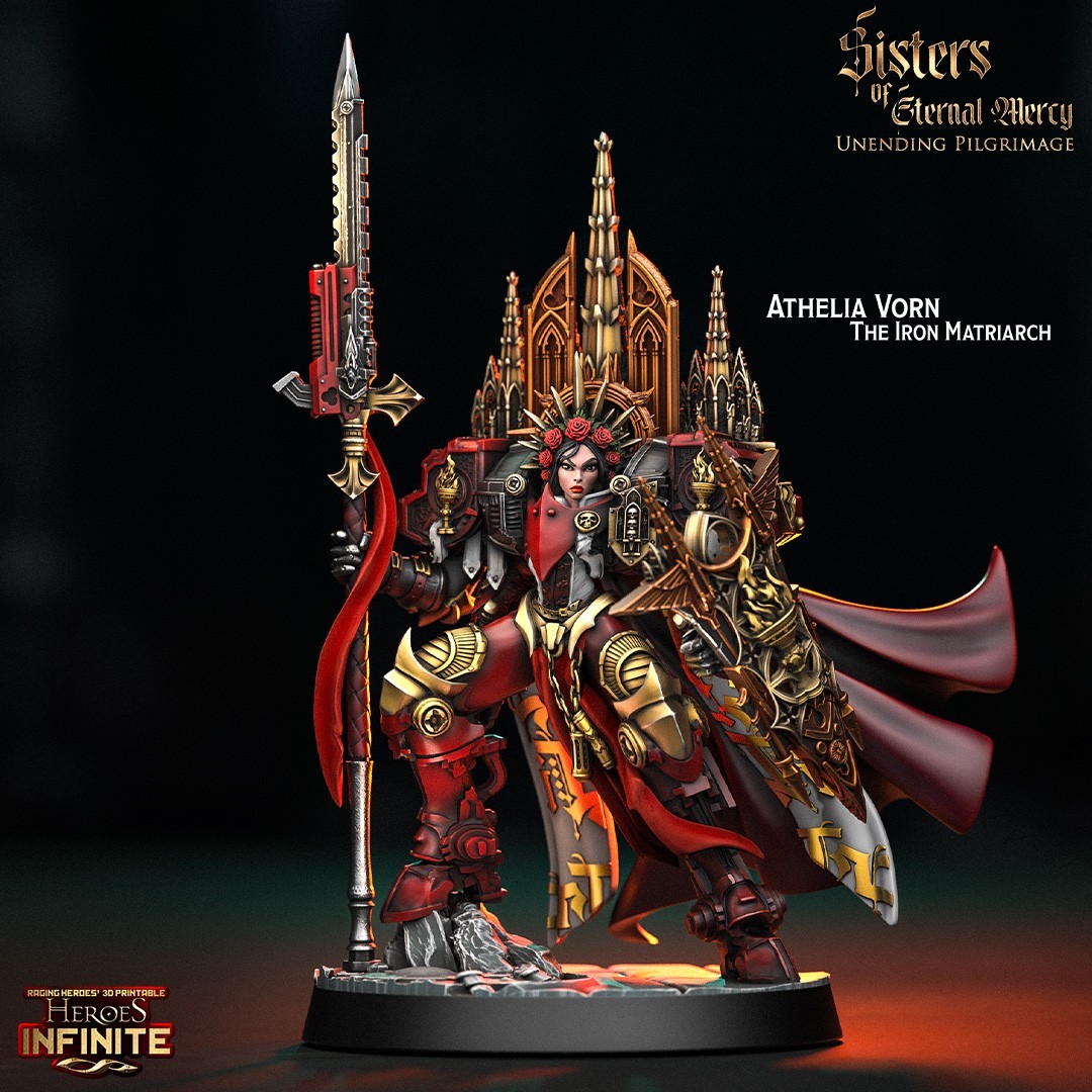 Athelia Vorn | Iron Matriarch | Sisters of Eternal Mercy | 32mm