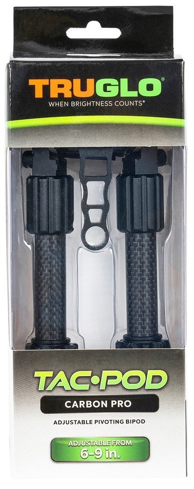 Truglo Tac Pod Carbon Pro Bipod 6-9" Leg Length Picatinny Rail Mount - TGTG8903S