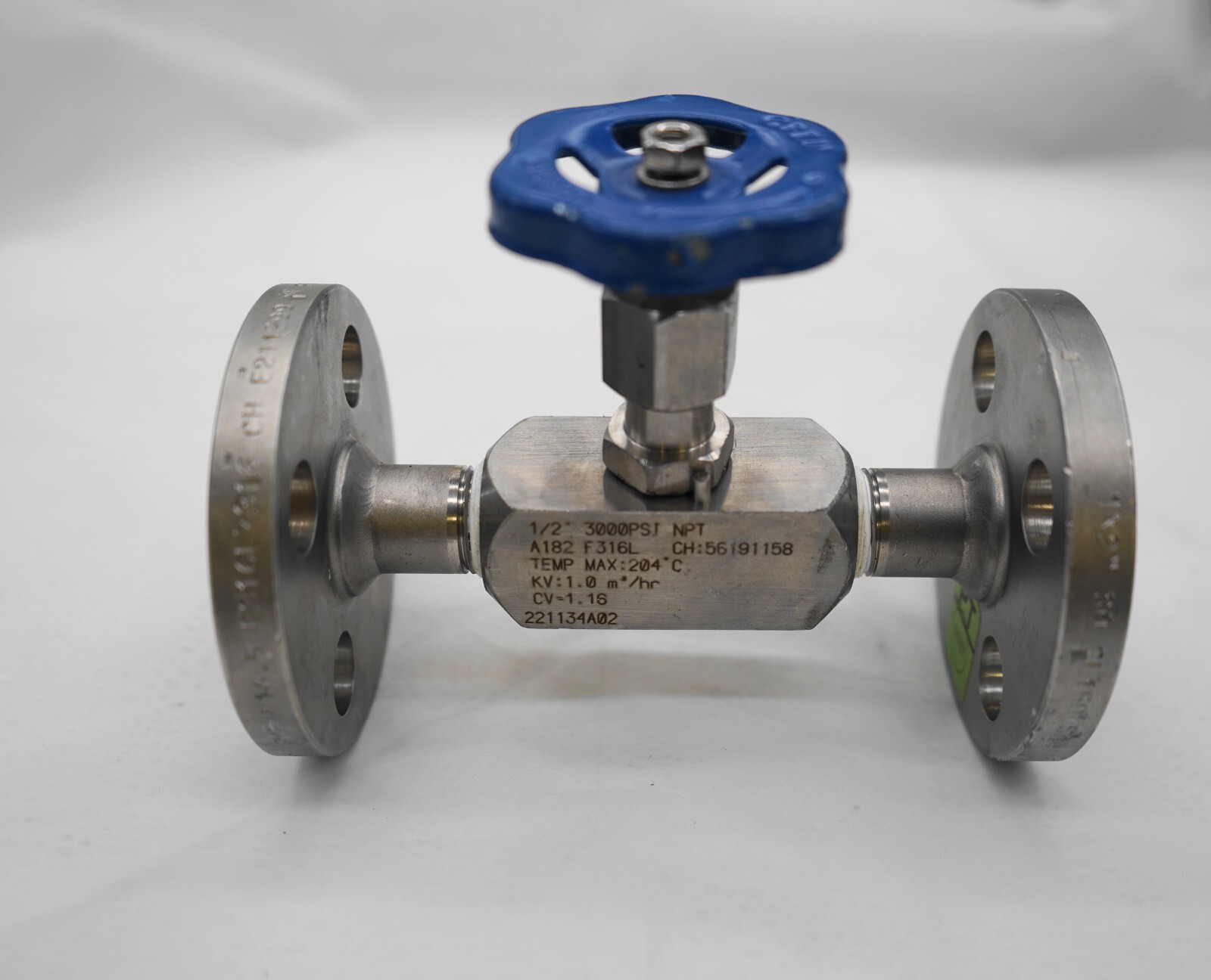 NEW BSM 3000PSI Stainless 1/2" Needle Valve