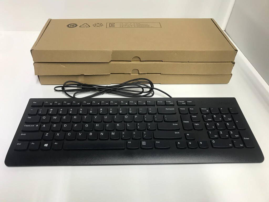 Lot of 3 - Lenovo Calliope Wired Keyboard KU-1601 - Brand New!