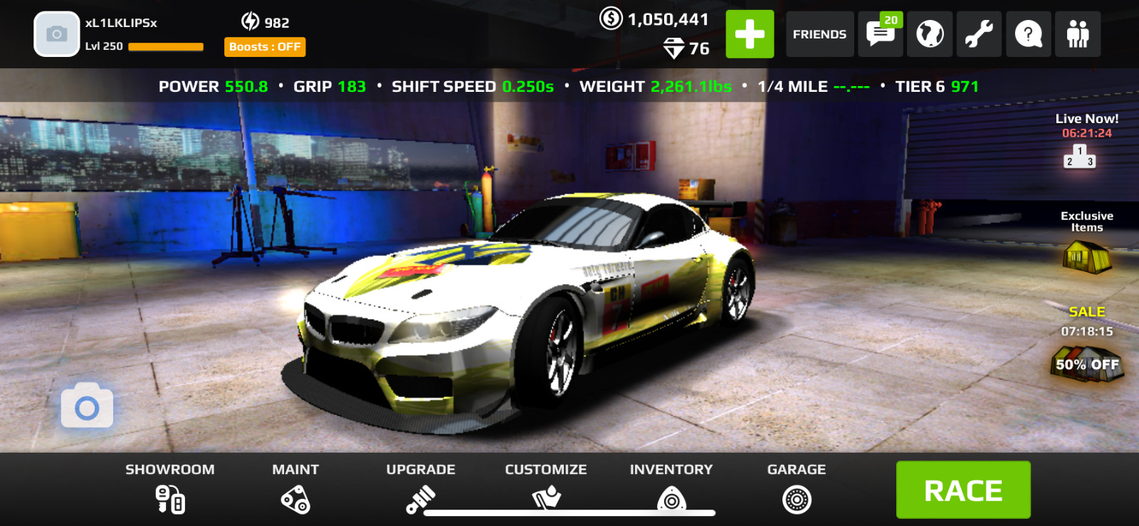 Rush Racing 2 In-game Vehicle. 6-8$ each