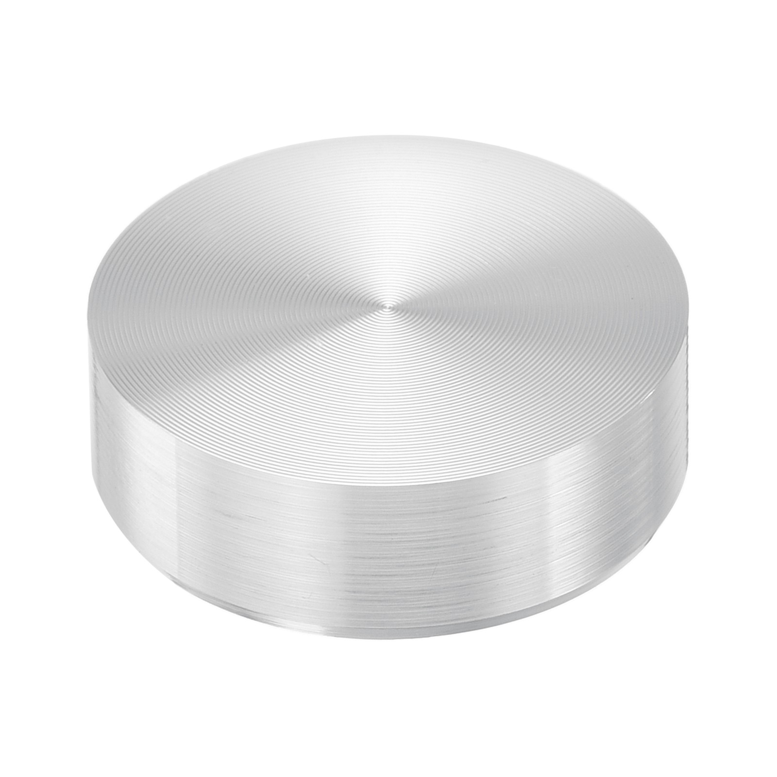 M6 Thread 20mm Diameter Round Shape Aluminum Disc Hardware 1pcs, Silver