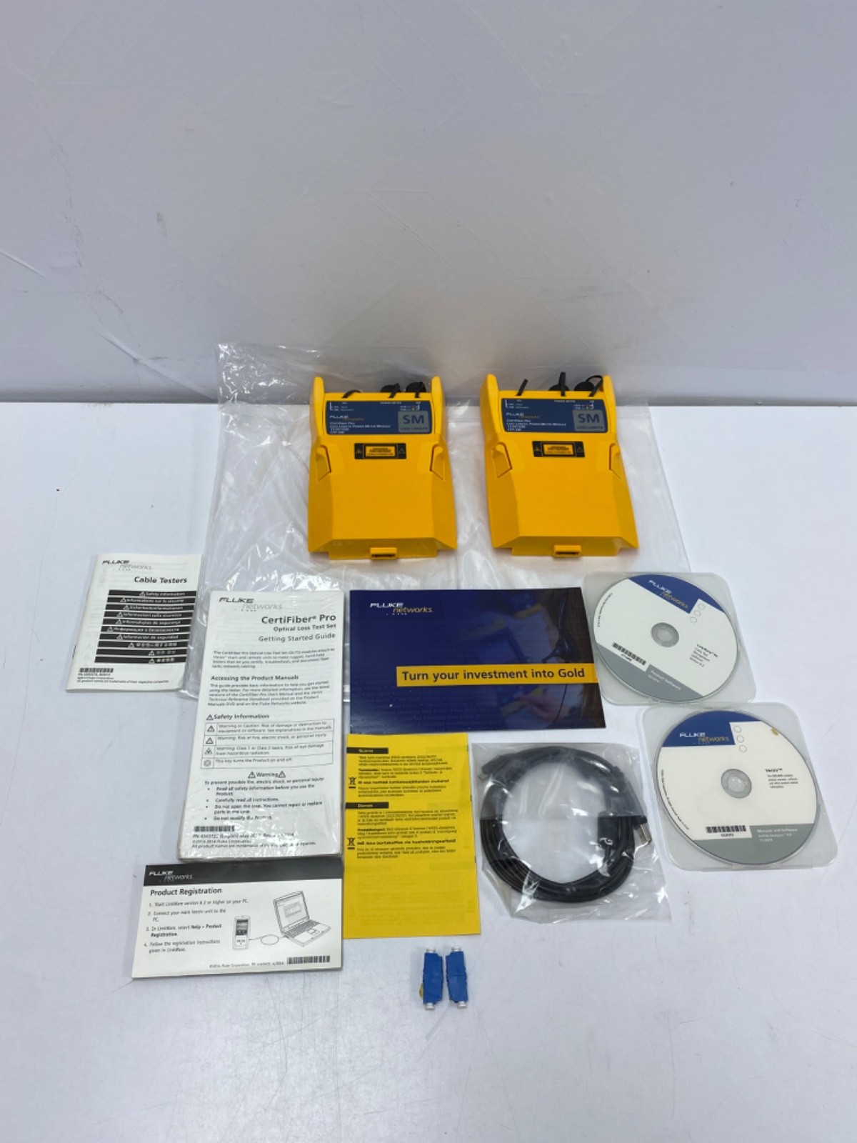 Fluke Networks CFP-SM Certifiber Pro Optical Loss Test set