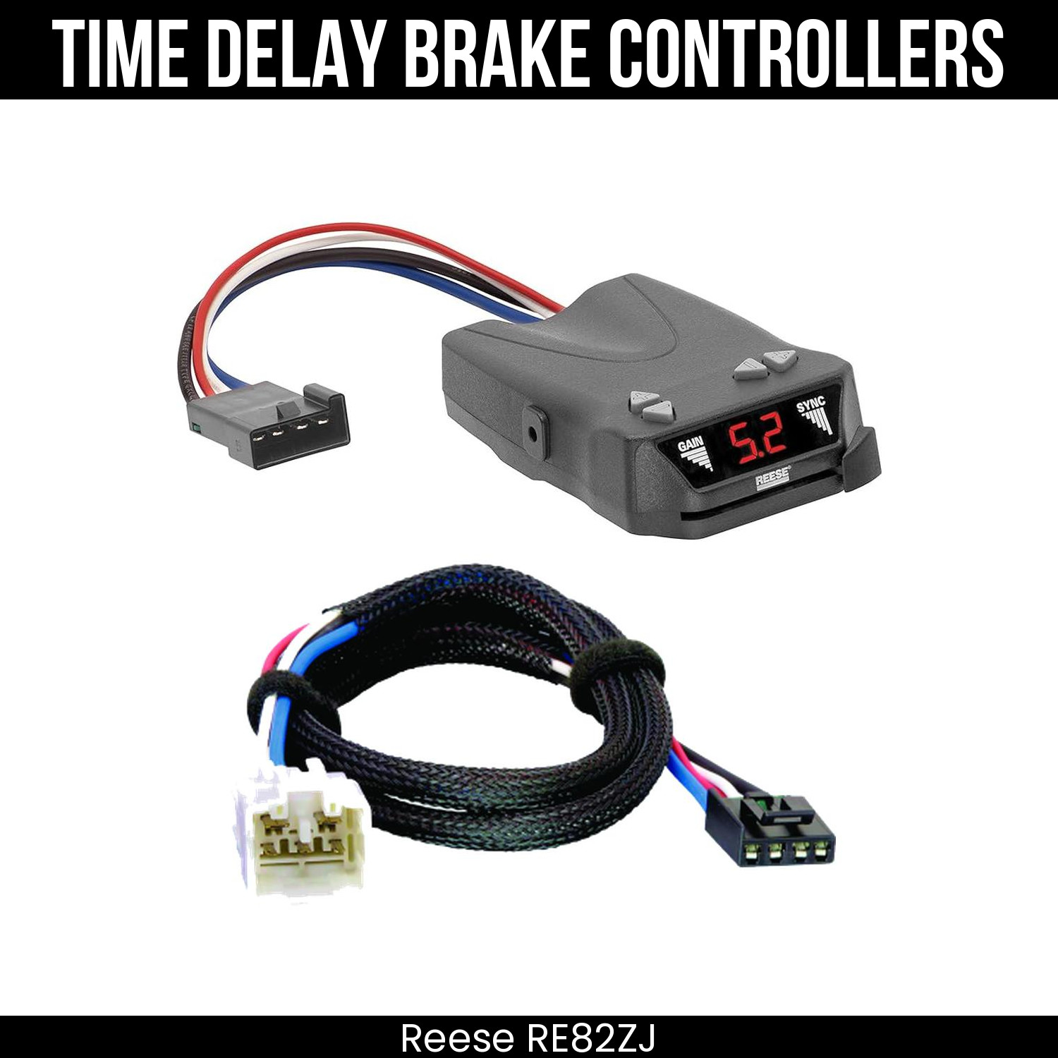 Reese Brakeman IV Brake Control w/ Plug Adapter For 03-14 Toyota Tundra NEW