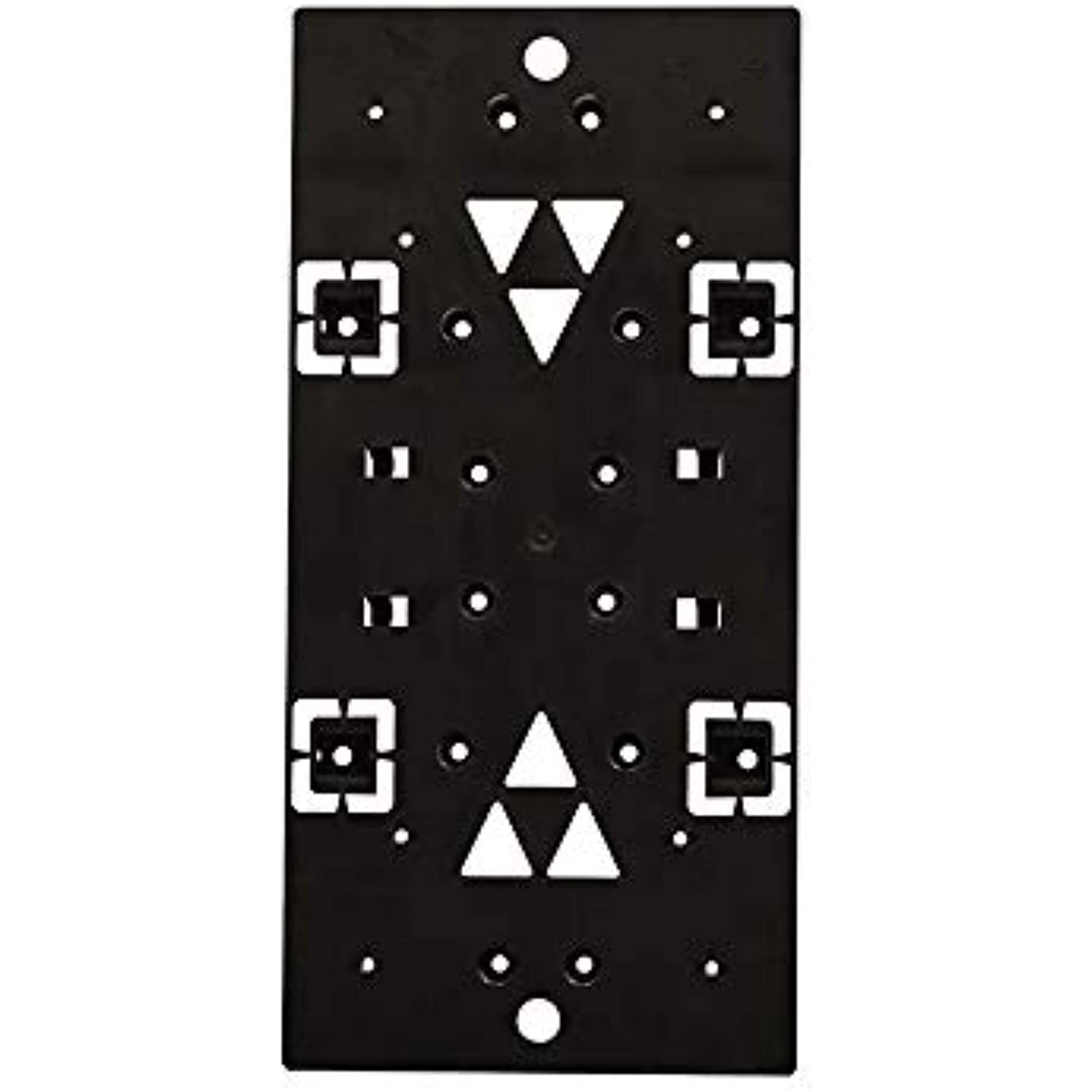 Gibraltar Mailboxes Universal Mailbox Mounting Bracket Molded Plastic Black,