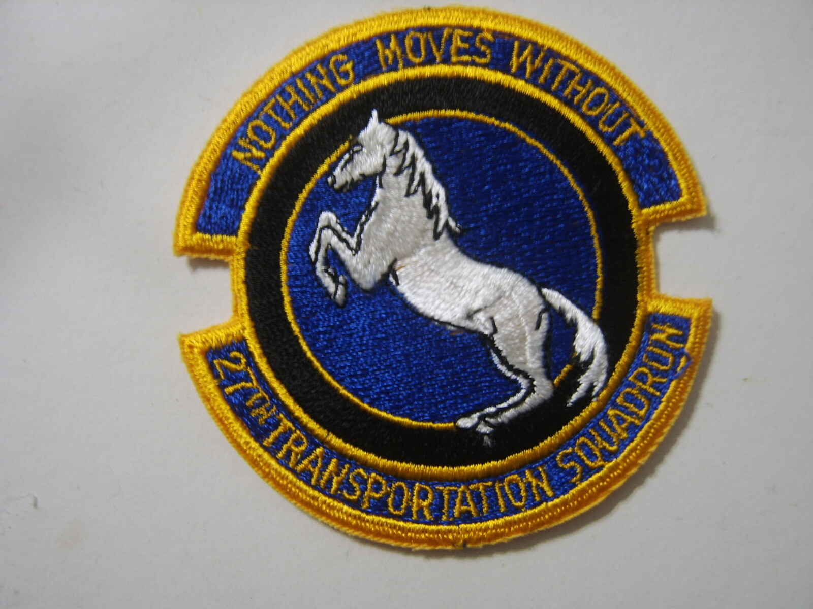 27th TRANSPORTATION SQUADRON PATCH USAF PATCH  FULL COLOR :KY22-6