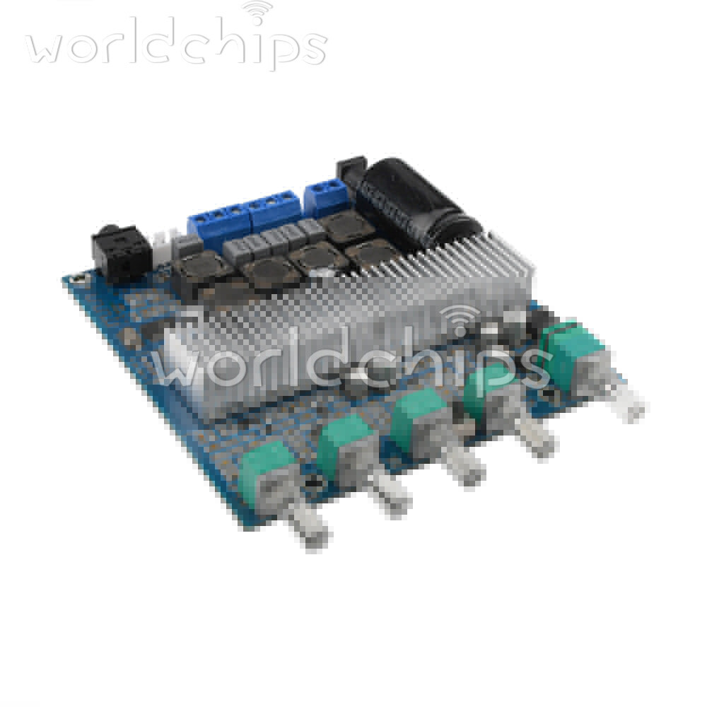 Bluetooth 5.0 DC 12-24V TPA3116D2 Digital 2.1 Audio Amplifier Board 100W+50W+50W