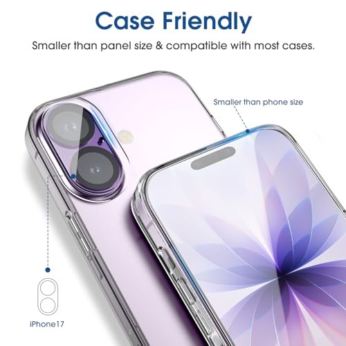OneTouch Screen Protector for iPhone 17 6.3'' 2025 + Camera Lens IPH17-6.3”