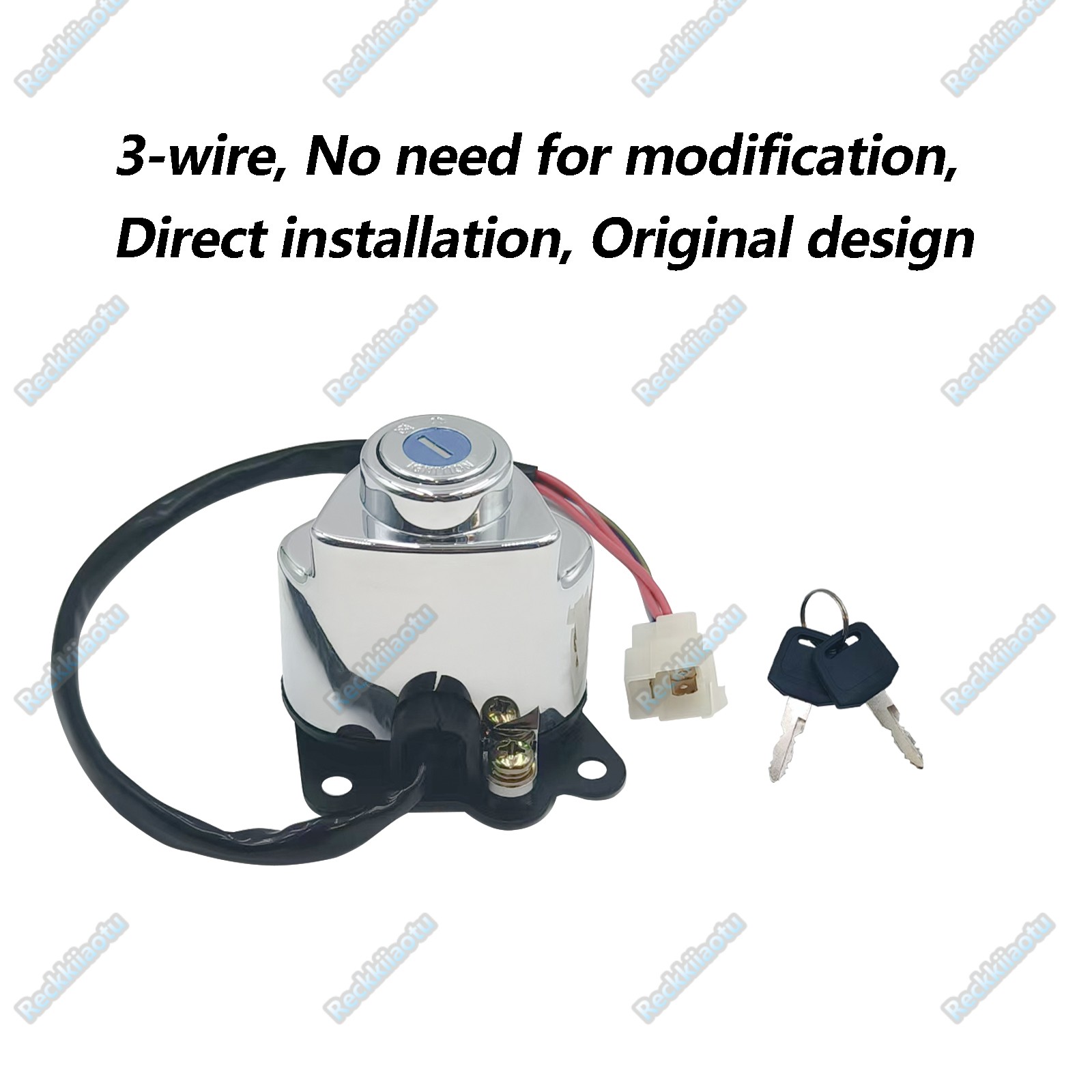 COMBINATION SWITCH / Ignition Switch and Cover For Honda VTX1300 2004-2009