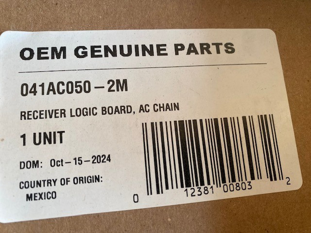 Liftmaster 41AC050-2M / 41AC050-2 Receiver Logic Board Assembly (315 MHz)