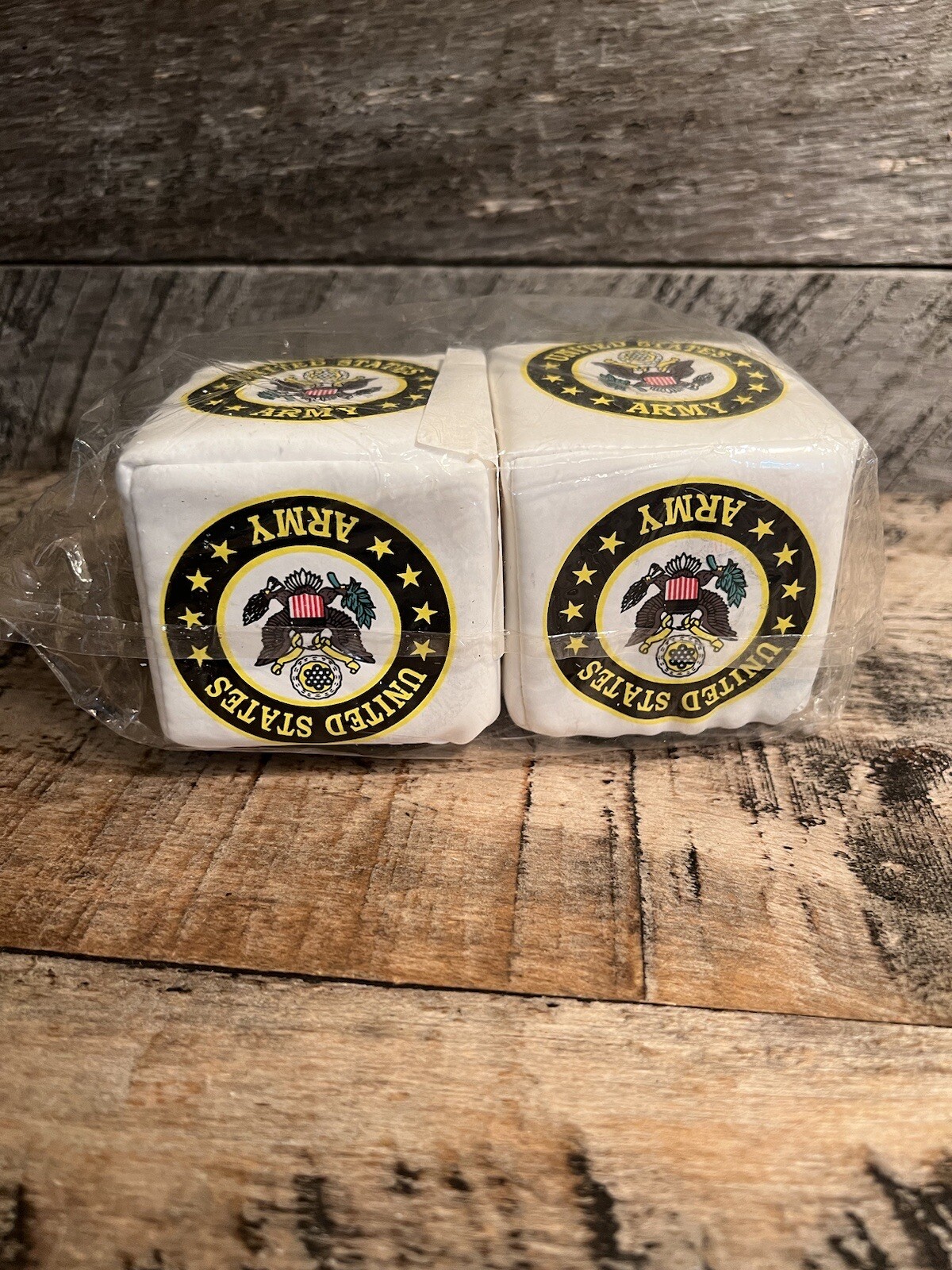 Vintage United States Army 3 Inch Dice