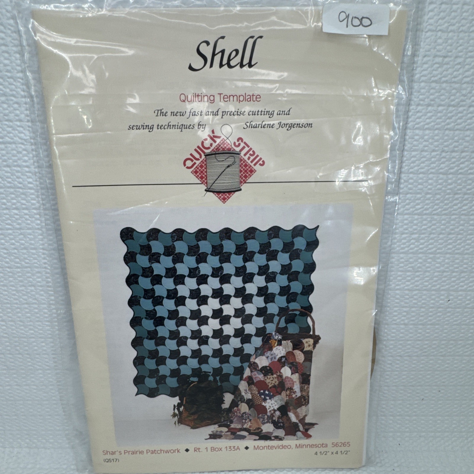 Shars Prairie Patchwork Shell Quilt Template Quilt Pattern