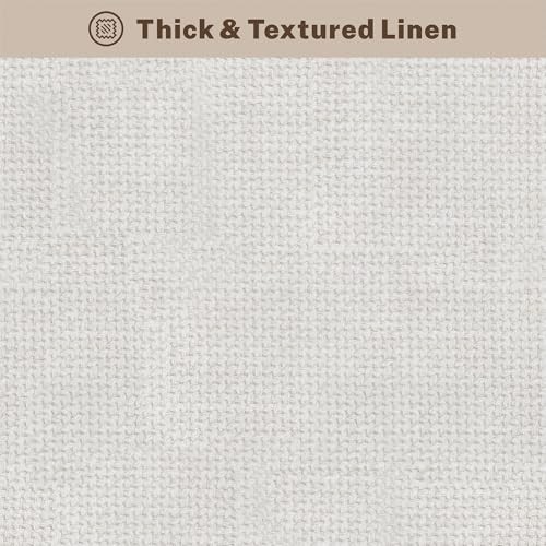 2 Pack Throw Pillows with Inserts Included 18×18 Linen Decorative Pillow Beige