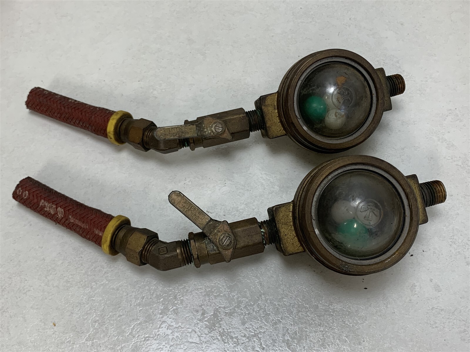 USED LOT OF 2 MPC Dayton Model 202 Visual Flow Indicators S2