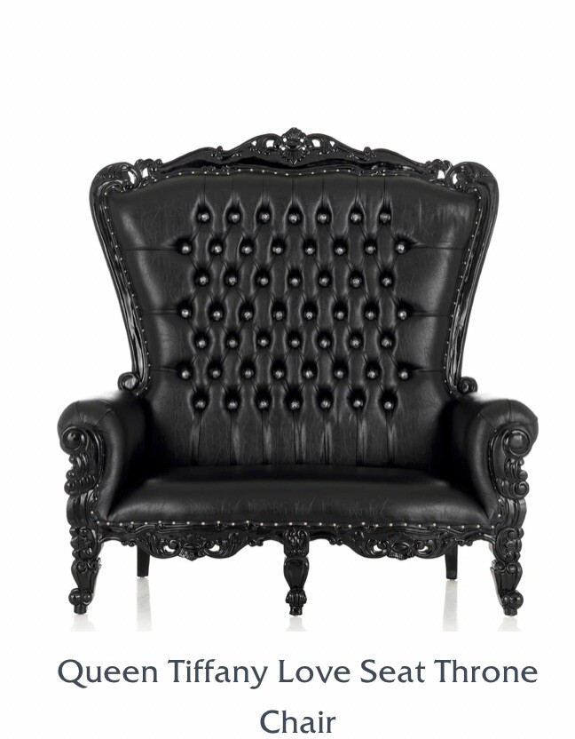 Queen Tiffany Throne 2.0 sofa Black