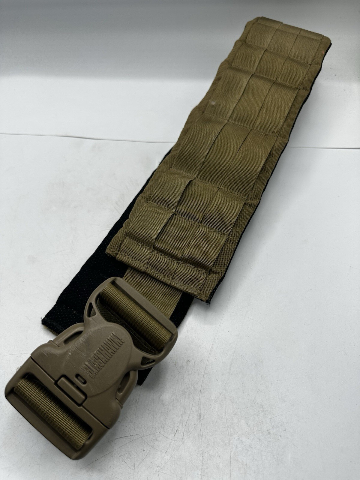 BLACKHAWK MOLLE Patrol War Molle PALS Padded  Belt Coyote  Adjustable Small USMC