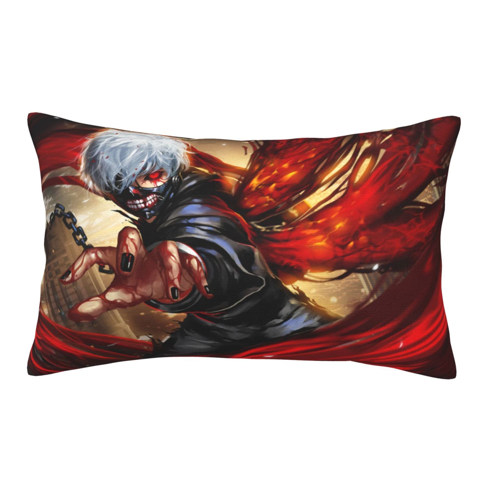 Tokyo Ghoul Anime Kids Cartoon Pillowcase for Hair Skin Pillow Case With Zipper
