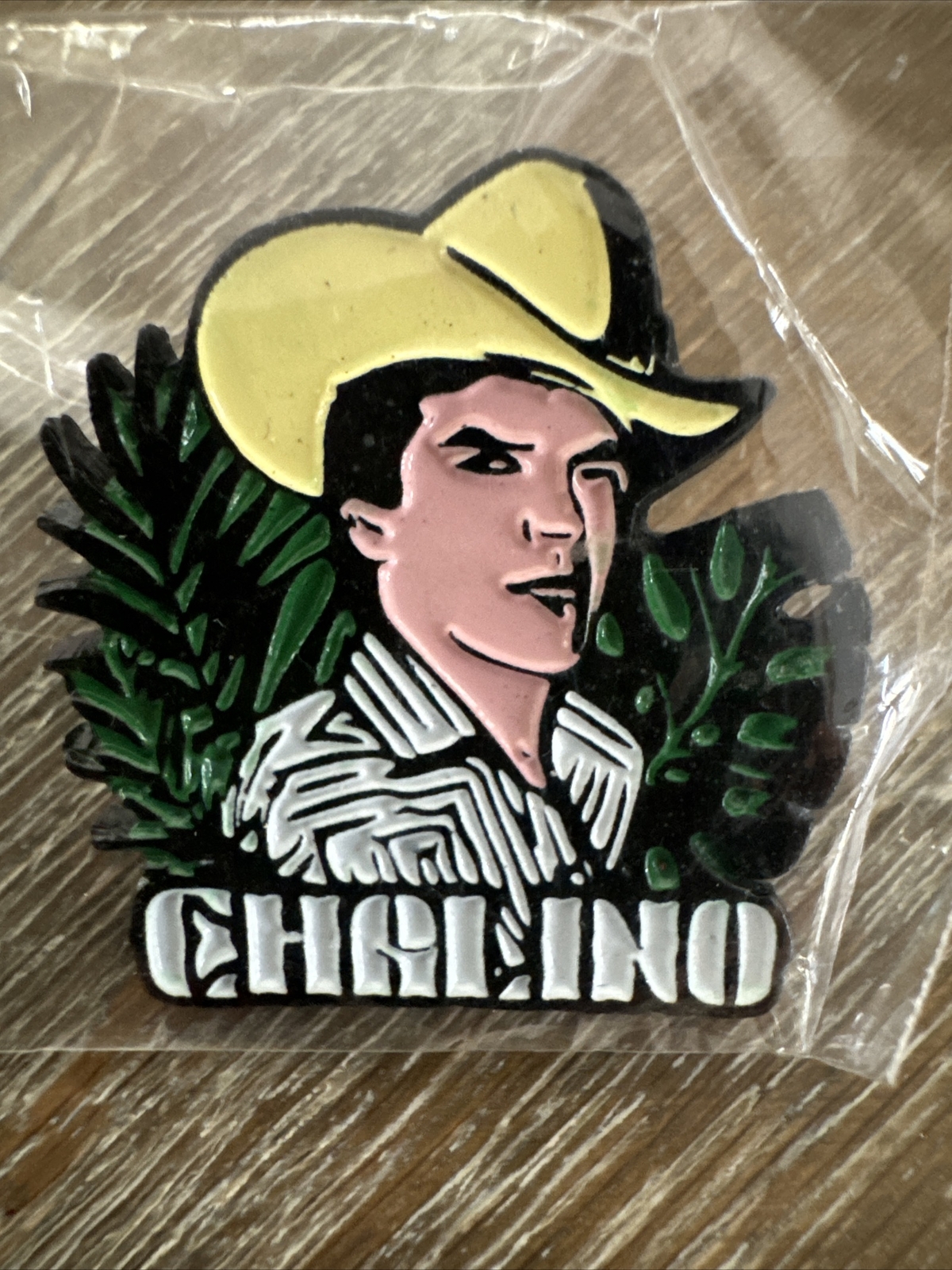 Chalino, Metal Pin, 1" x 1" Size, Brand New
