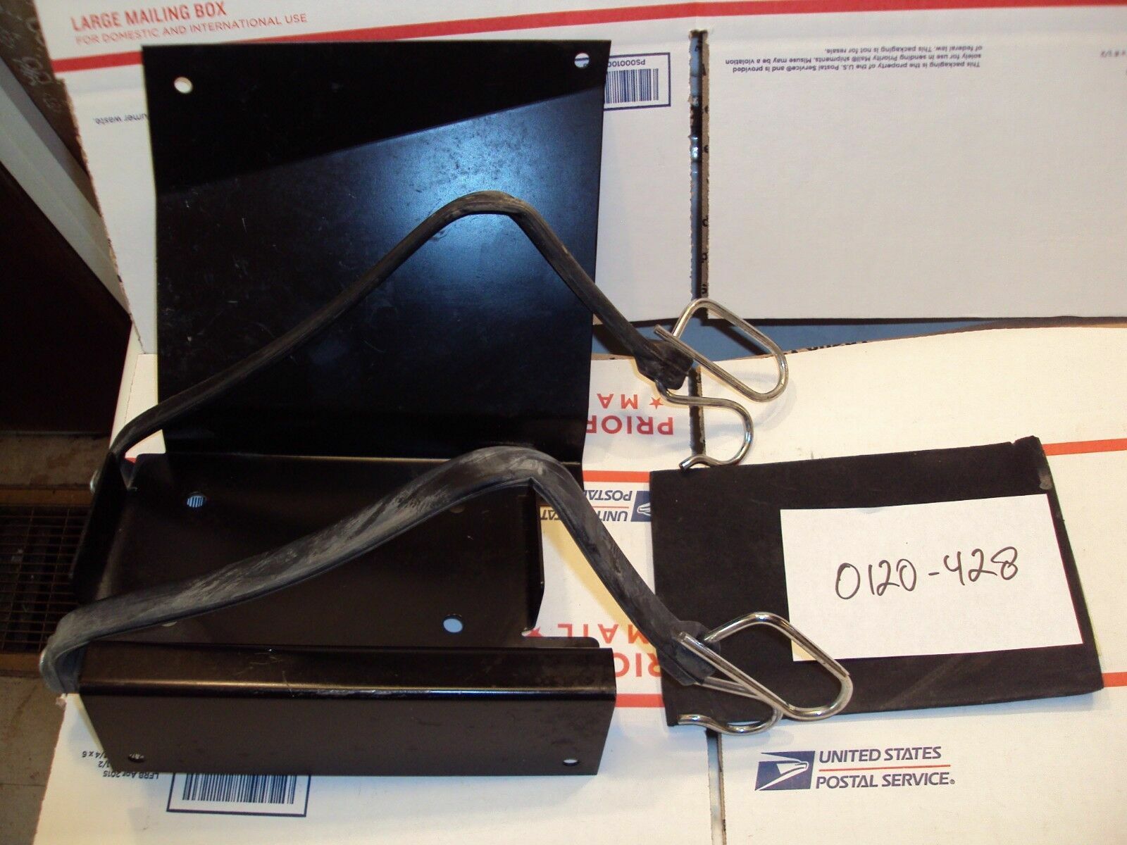 Vintage NOS, OEM Arctic Cat Trail Cat battery pan W/Pad, Trail Cat, 0120-428