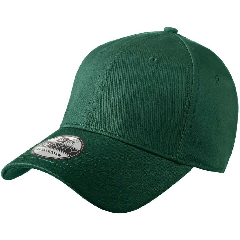 New Era 39THIRTY Dark Green Structured Stretch Cotton Cap Size Small/Medium HT-1