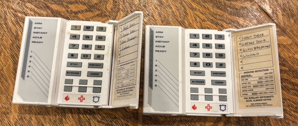2 FBII XL4600SM Surface Mount 6 Zone LED Keypad From A Working System