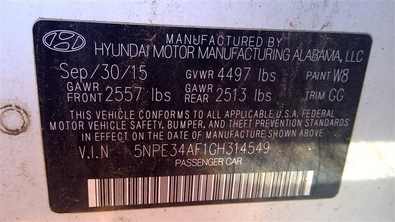 AC Condenser Fits 15-17 SONATA 193593