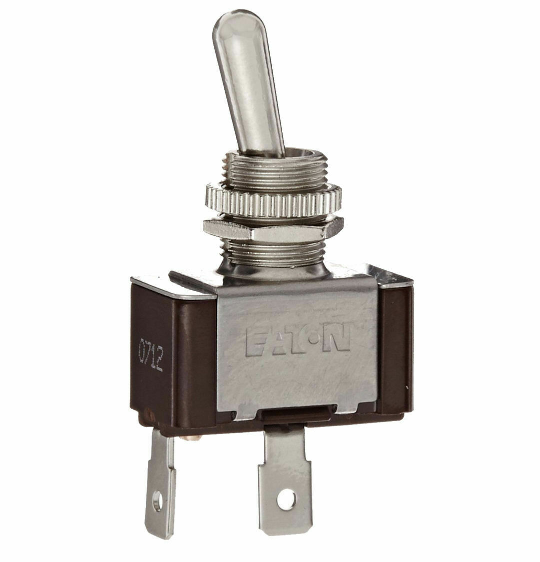 NEW Eaton XTD1A1A2  1 Pole Nickel On/Off Toggle Switch 20A 125VAC / 10A 277VAC