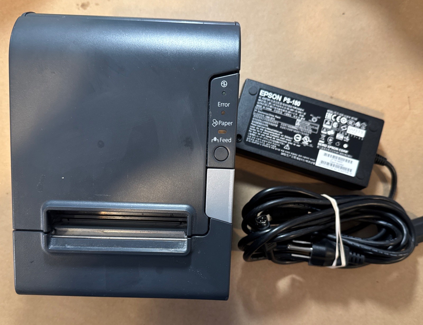 EPSON TM-T88V M244A Thermal POS Label Receipt Printer w/ Adapter