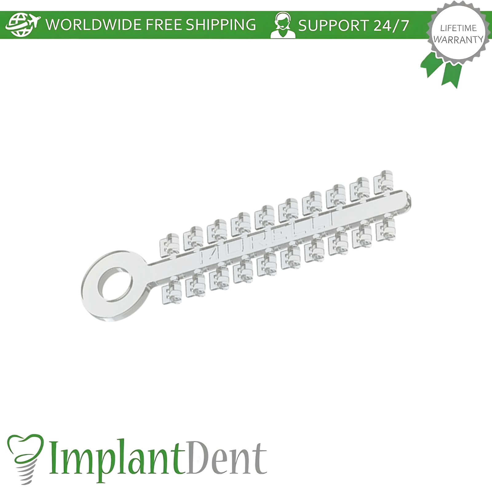 Dental Elastic Rotators 100pcs Promotes Precise Rotational Teeth Alignment