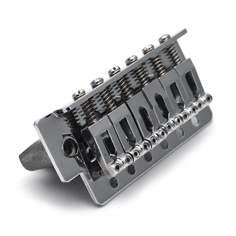 Single Locking Guitar Tremolo Bridge System for Stratocaster Strat SQ ST Chrome