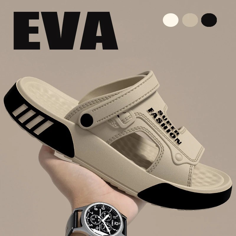 Zapatillas de hombre Verano Suela blanda Plataforma Sandalias deslizantes In