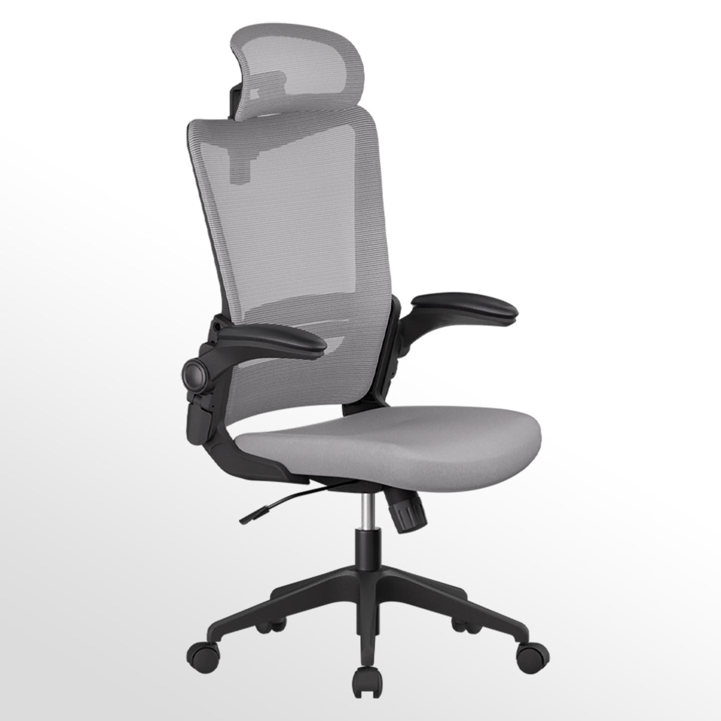 GRAY - MOTOSTUHL C6 ERGONOMIC OFFICE CHAIR