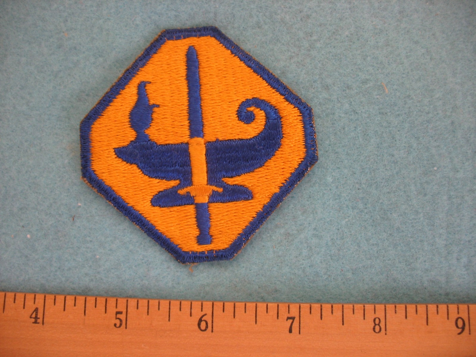 Original unused WWII US Army Specialized Training Program shoulder patch