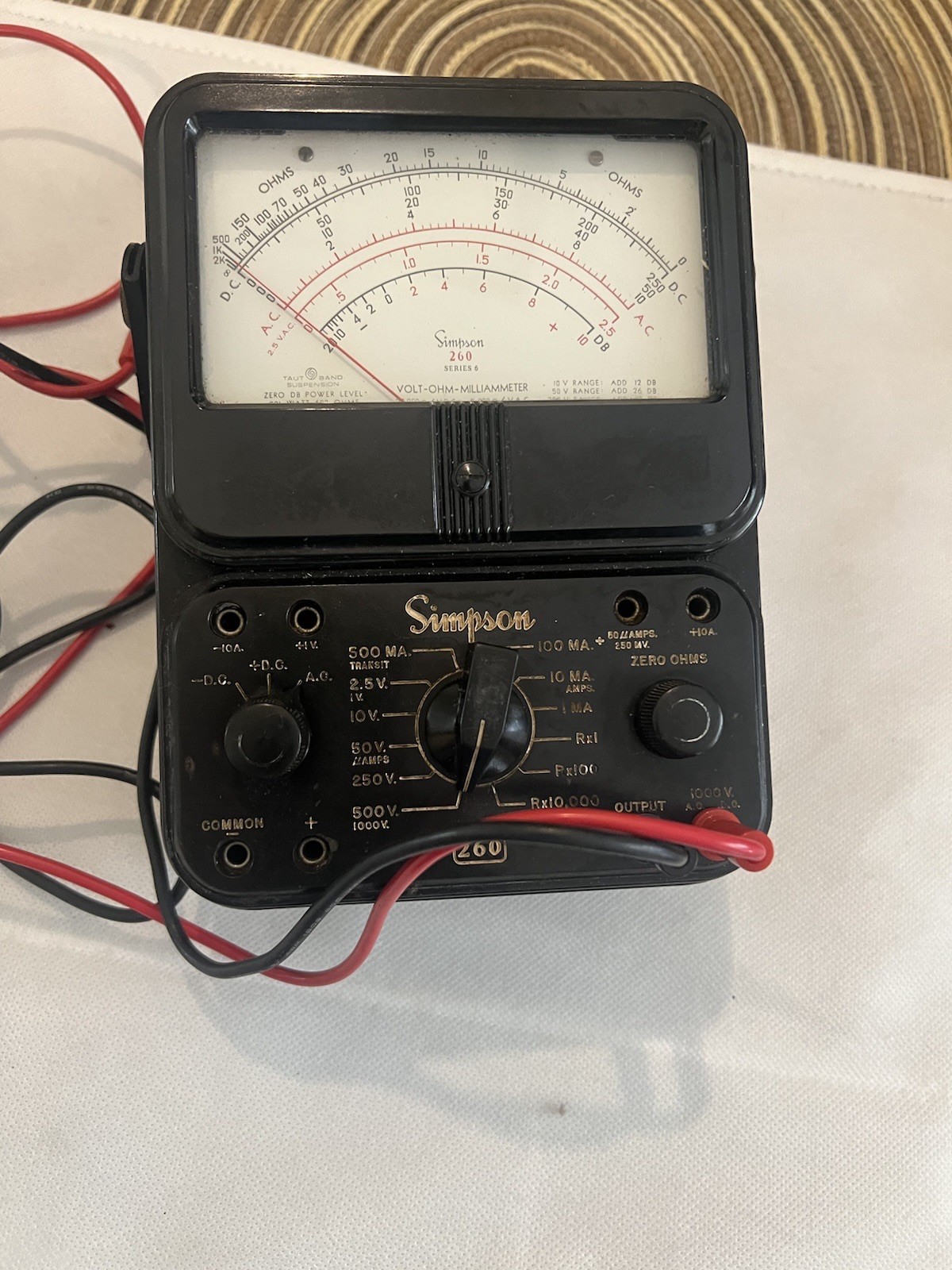 simpson 260 multimeter series 6