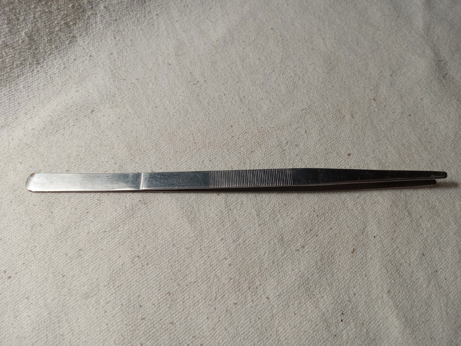 Vintage 8-inch Tweezers Stamped Stainless India
