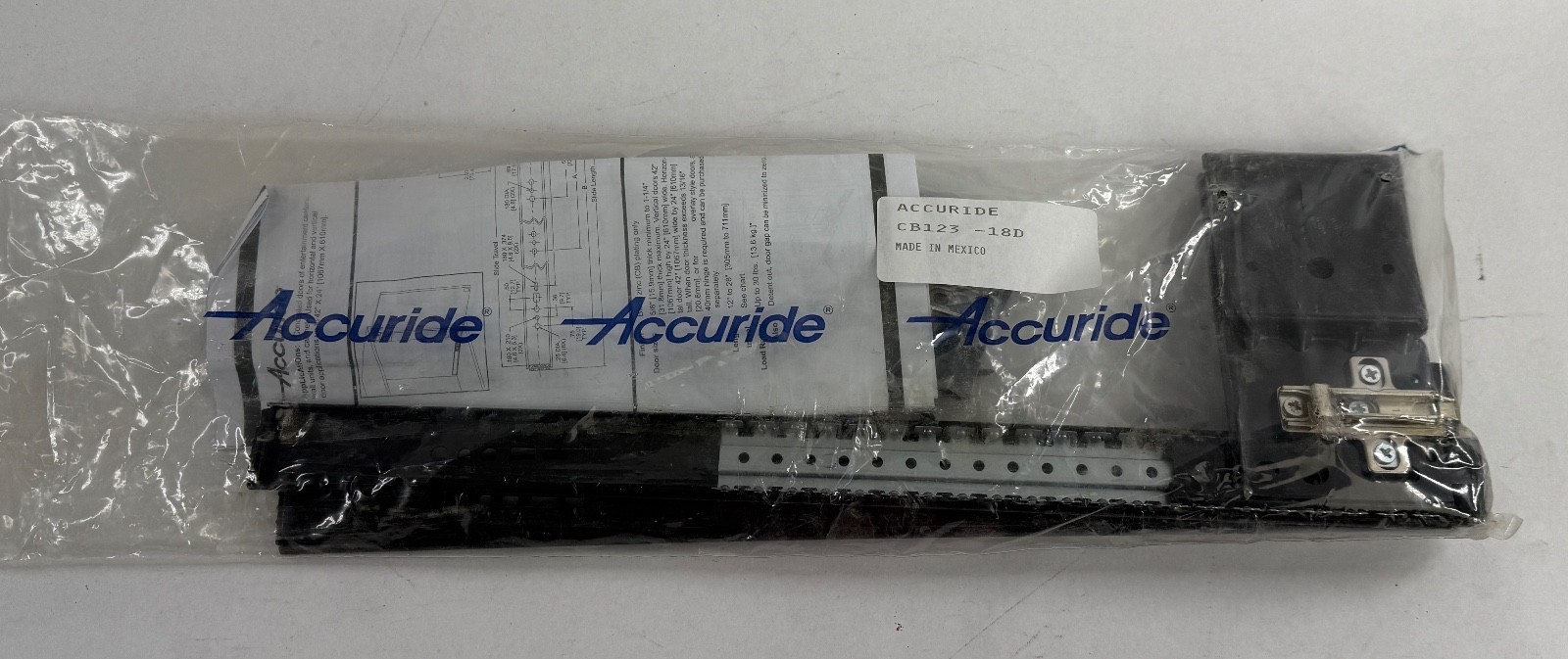 Accuride CB123-18D 408.36.346 Pocket Door System (6951)