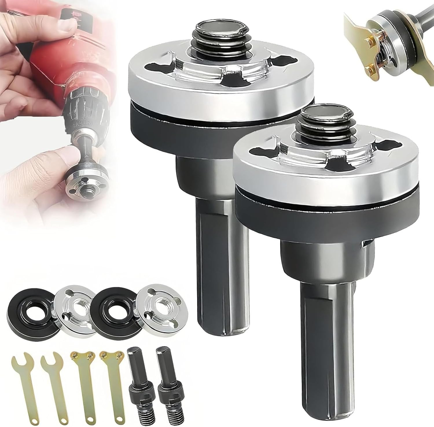 Conversion Angle Grinder Adapter Connecting Rod Kit, 10mm Angle Grinding Adap...